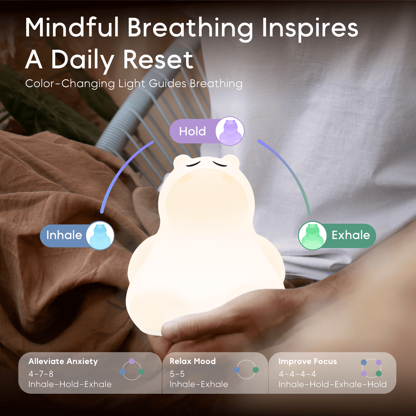 Breathing Pal 'Hugo' The Hippo