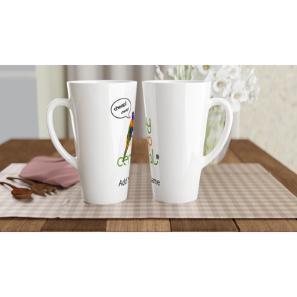 White Latte 17oz Ceramic Mug