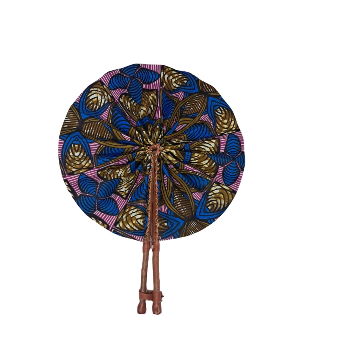Ghanaian Fabric Fan - AB050