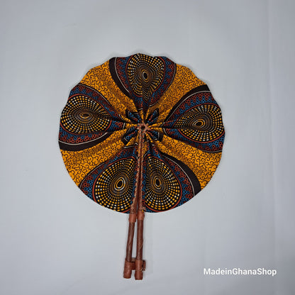 Ghanaian Fabric Fan - AB041