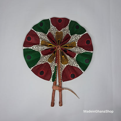 Ghanaian Fabric Fan - AB029