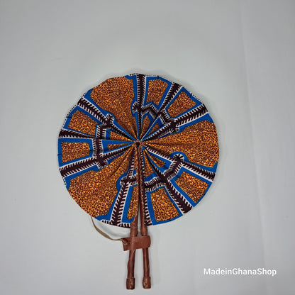 Ghanaian Fabric Fan - AB060