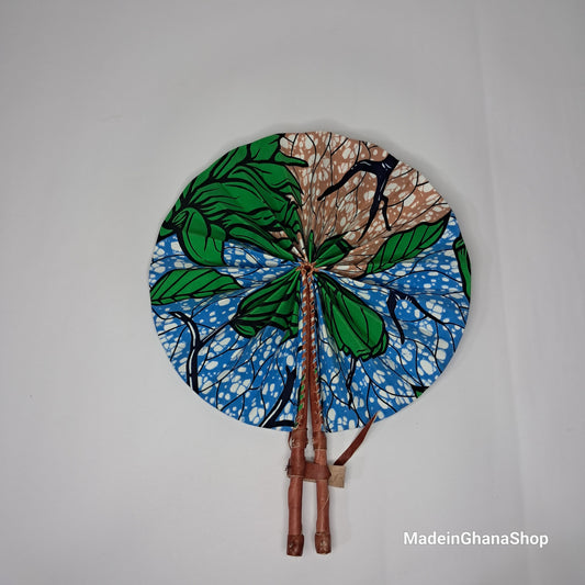 Ghanaian Fabric Fan - AB012