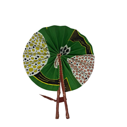 Ghanaian Fabric Fan - AB043