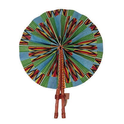 Kente Fabric Fan - AB017