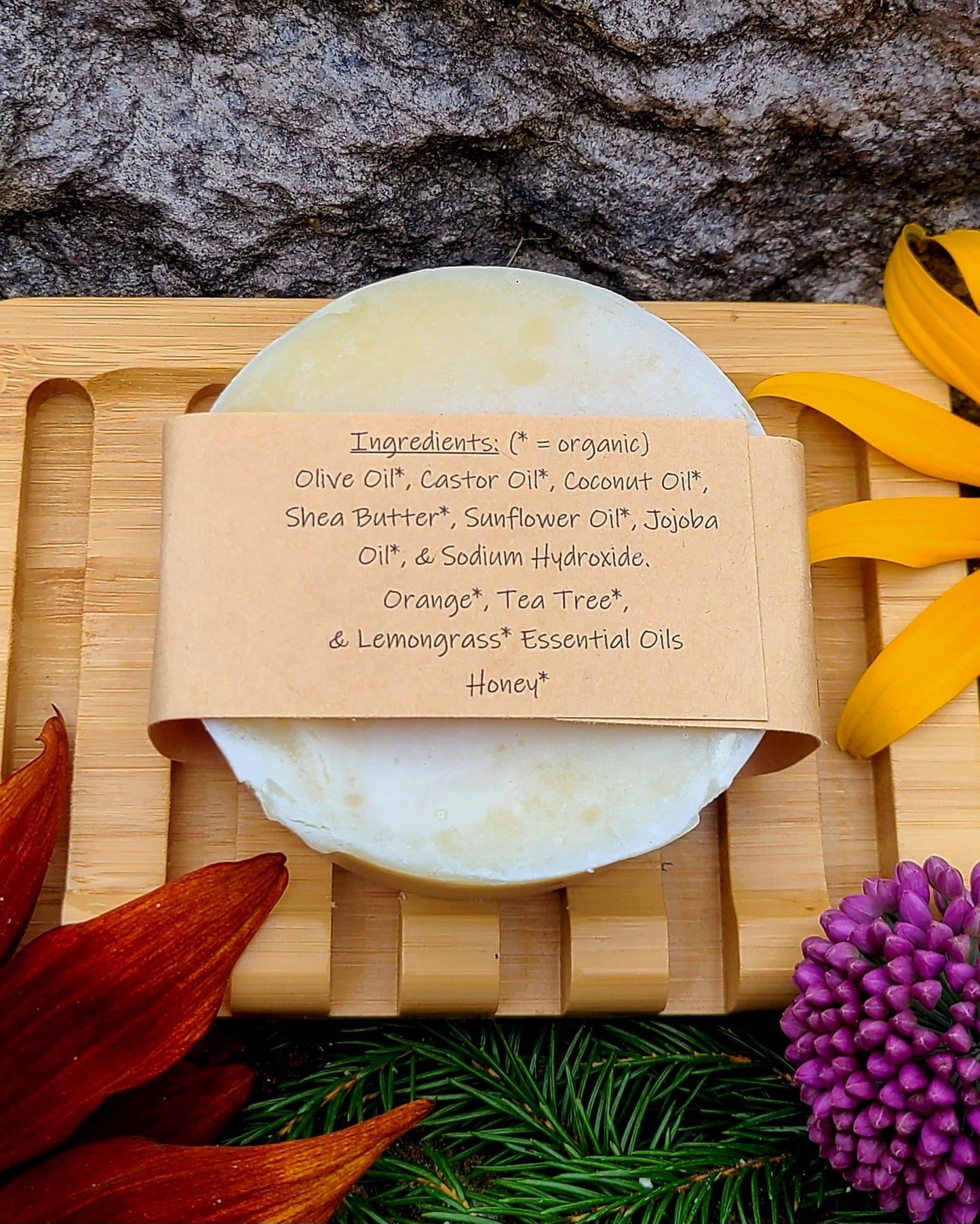 Orange Honey Shampoo Bar