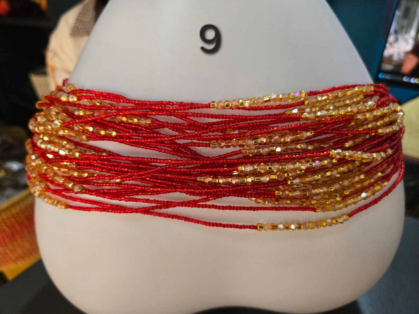 50 pcs Waist Beads African Jewelry from Ghana