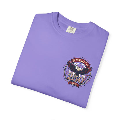 T-Shirt — 250 Years Celebrating Independence Fireworks Design