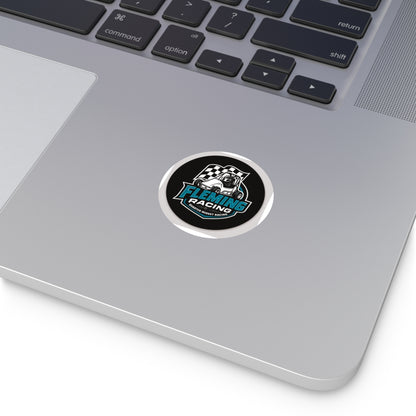Fleming Racing Sticker | Round Vinyl Racing Logo, Quarter Midget Car