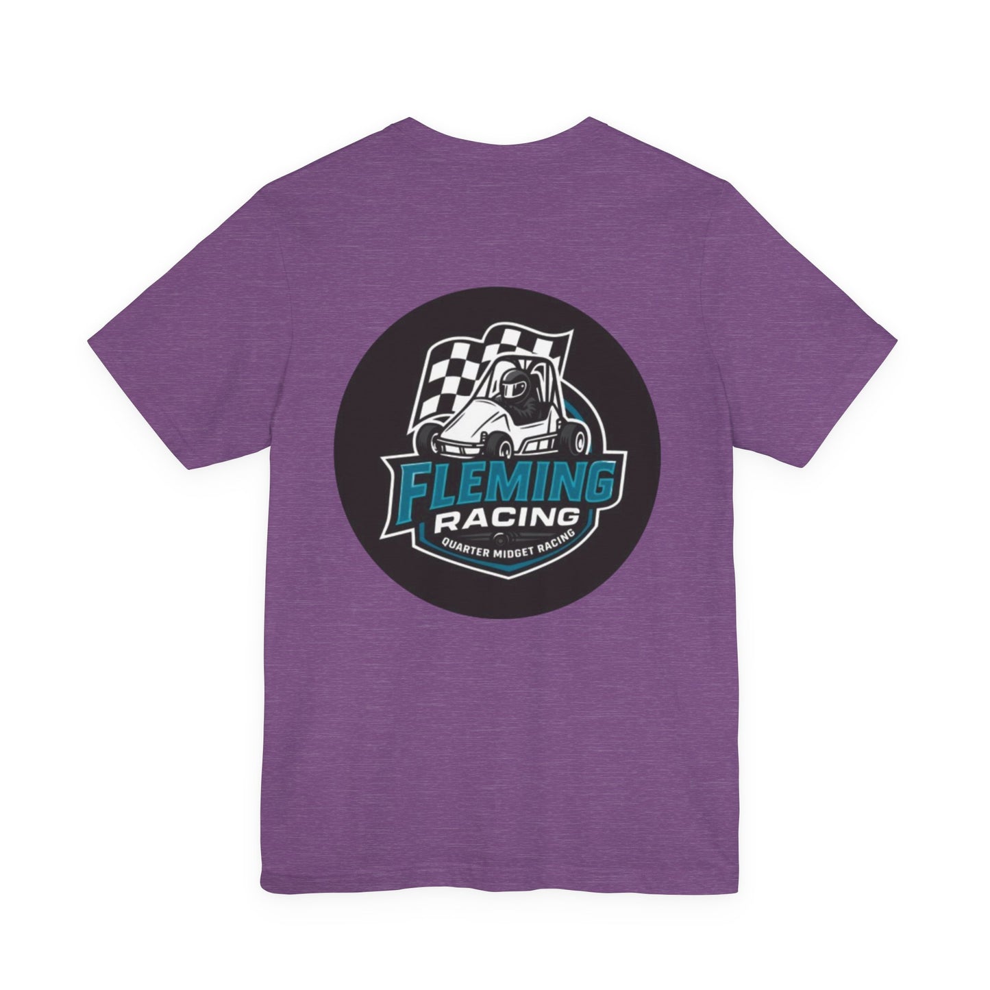 Fleming Racing Logo Tee | Racing Car Emblem T-Shirt