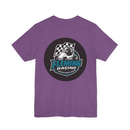 Fleming Racing Logo Tee | Racing Car Emblem T-Shirt