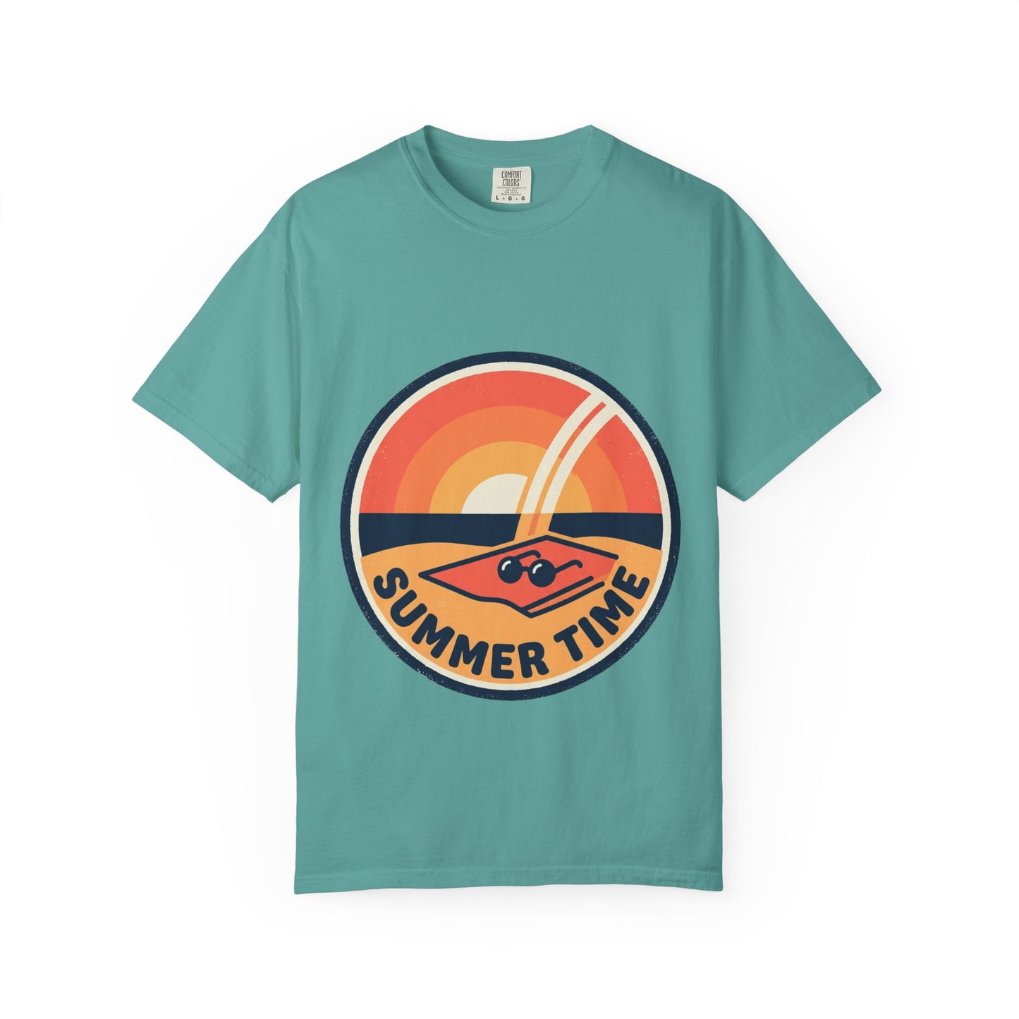Summer Time Retro Sunset T-Shirt – Vintage Beach Vibes Tee