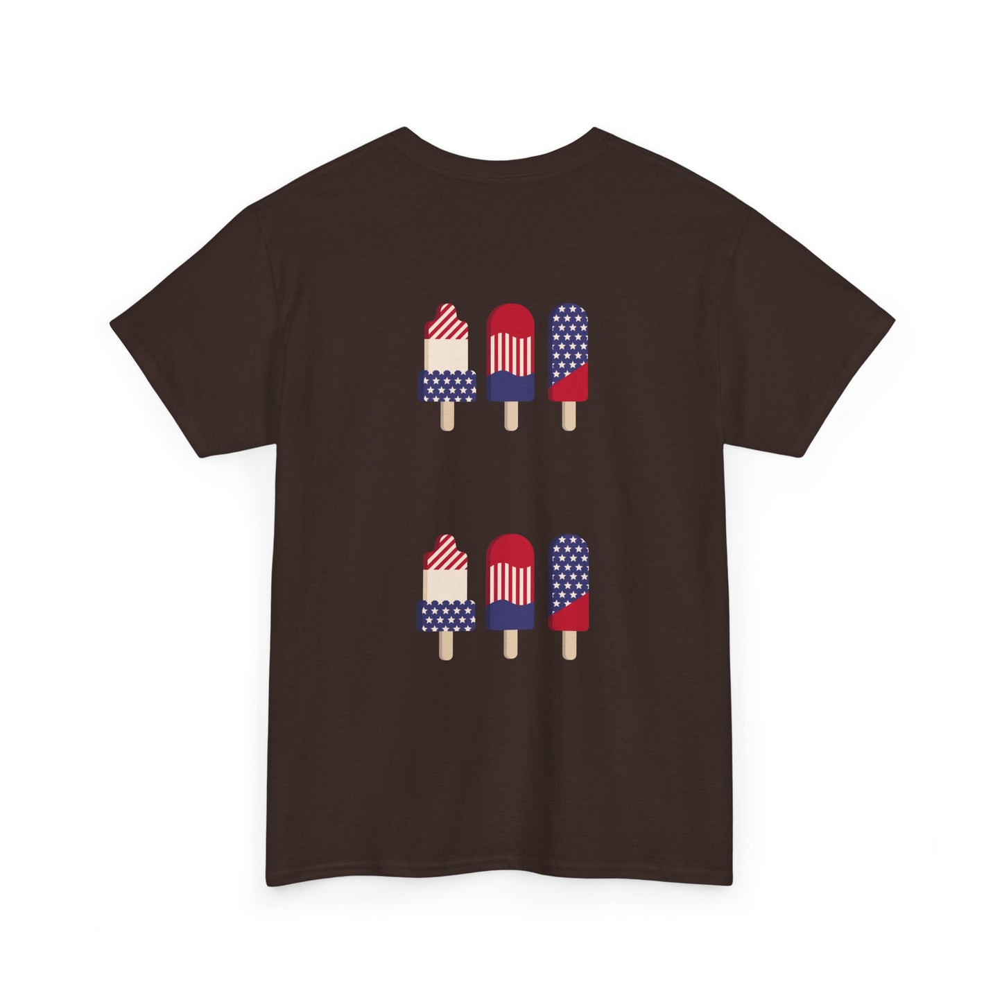 Merica Peace Hand graphic Tee | American Flag Popsicle back, Patriotic Fourth of July