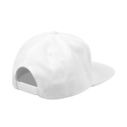 Smiling Ghost Patch Snapback | Embroidered Baseball Cap