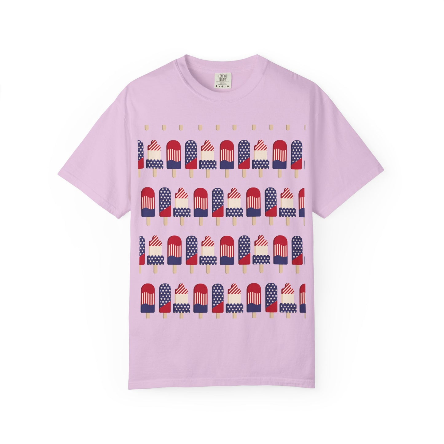 American Flag Popsicle T-shirt | Patriotic Fourth of July Ice Pop Tee