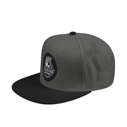 Smiling Ghost Patch Snapback | Embroidered Baseball Cap