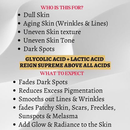 Thick As Thieves Pure Glycolic Acid Lactic Acid Extreme Gel Peel - 50ml