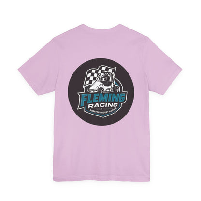 Fleming Racing Logo Tee | Racing Car Emblem T-Shirt