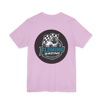 Fleming Racing Logo Tee | Racing Car Emblem T-Shirt