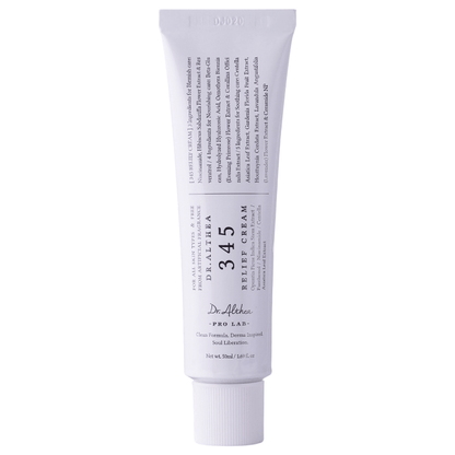 345 Relief Cream with niacinamideand panthenol