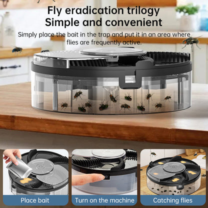 2025 Automatic Fly Trap for Home Kitchen - Removable Insect Pest Catcher