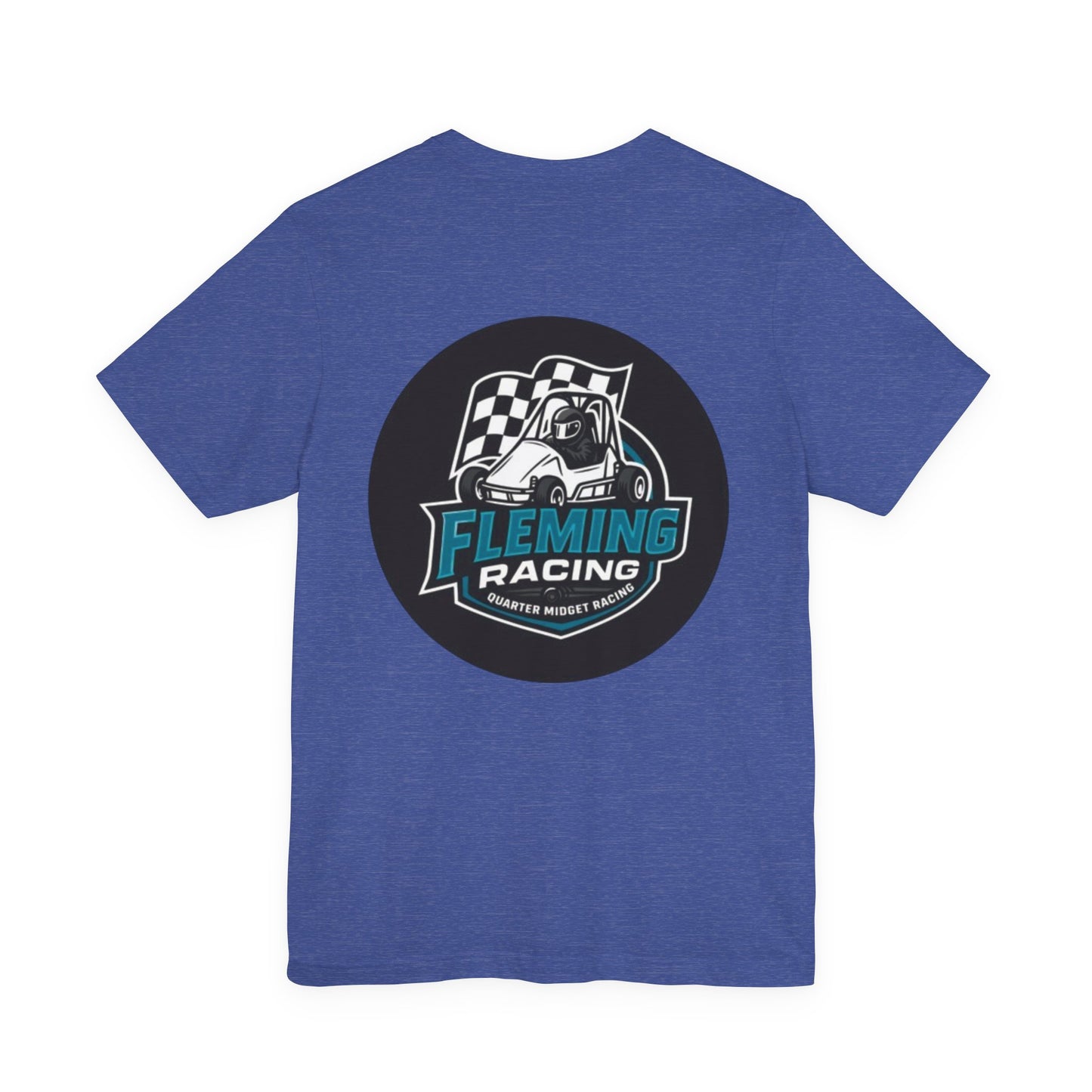 Fleming Racing Logo Tee | Racing Car Emblem T-Shirt