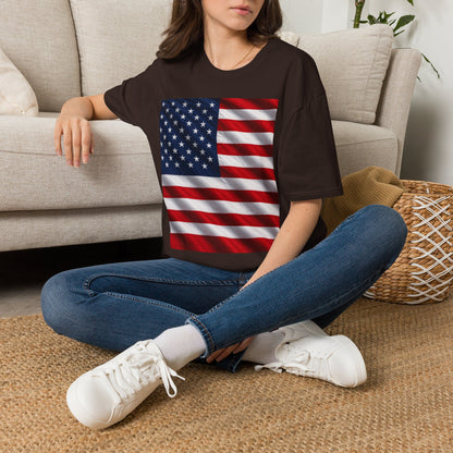 American Flag Graphic T-Shirt | USA Flag Tee, Patriotic Shirt