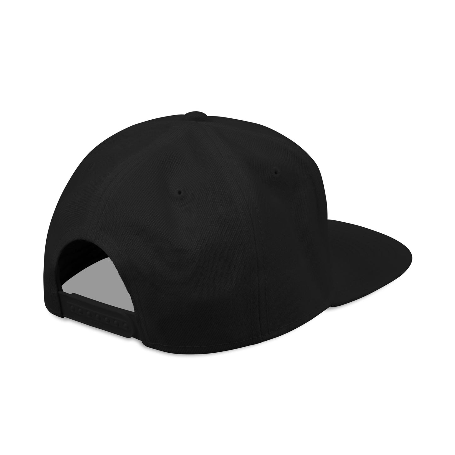 Smiling Ghost Patch Snapback | Embroidered Baseball Cap