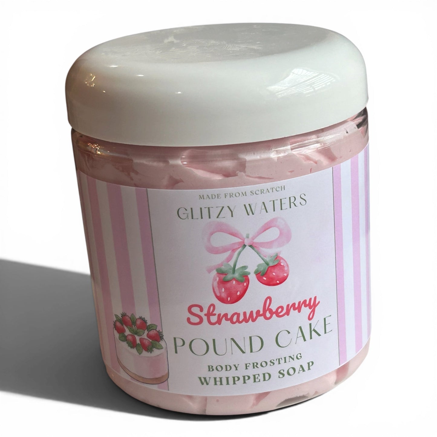 Strawberry Pound Cake Whipped Soap