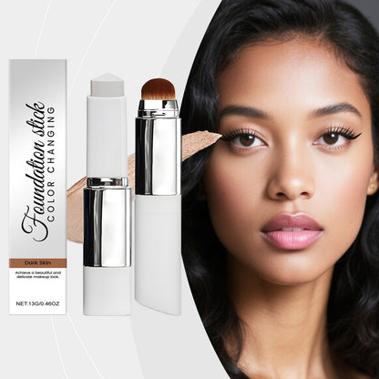 2-in-1 Color Changing Foundation Stick Deep Skin Tone