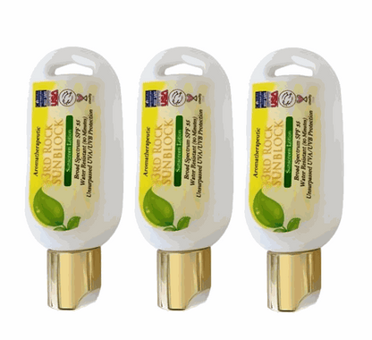 Mini Sunscreen 1.7 oz. SIZE! - 3rd Rock Sunblock® Sunscreen Lotion - Aromatherapeutic - Zinc Oxide 35 SPF