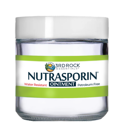 Nutrasporin® - 3oz JAR - All Natural First Aid Ointment 100ppm Silver Gel (Water Resistant)