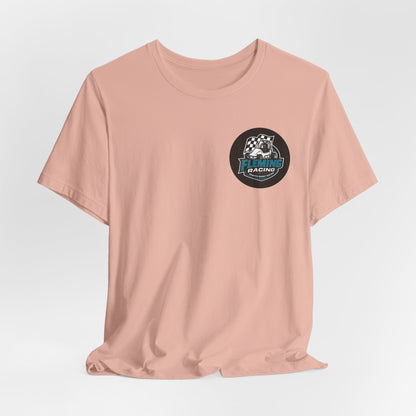 Fleming Racing Logo Tee | Racing Car Emblem T-Shirt