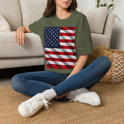 American Flag Graphic T-Shirt | USA Flag Tee, Patriotic Shirt