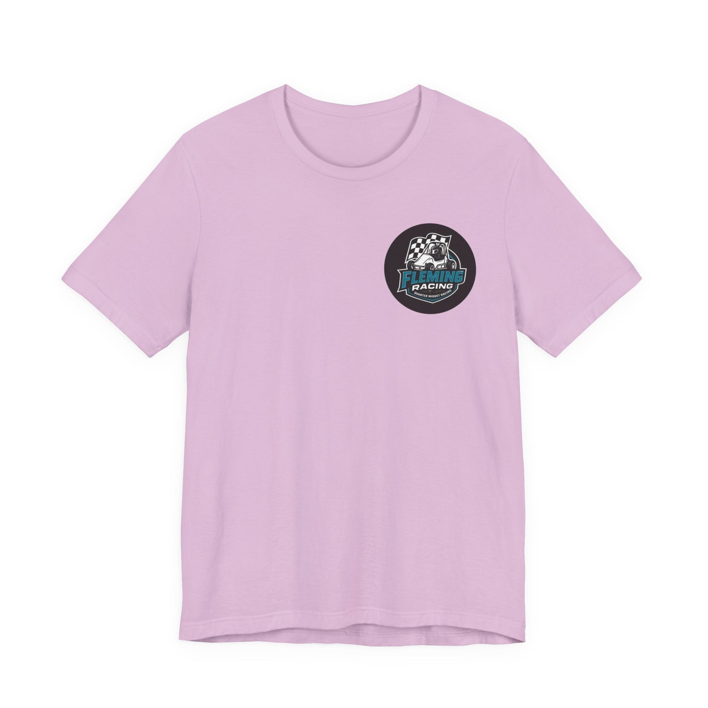 Fleming Racing Logo Tee | Racing Car Emblem T-Shirt