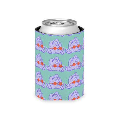 Star-Eyed Dog Can Cooler | Neoprene Beverage Insulator