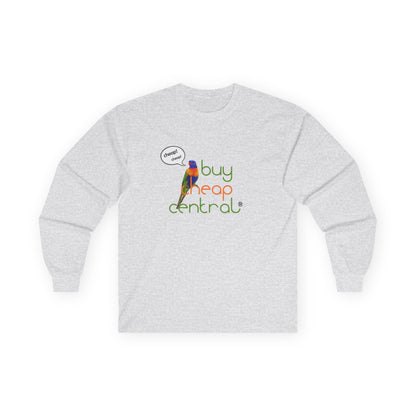 Unisex Long Sleeve Tee - Shop Black, Buy Cheap, Trendy Gift for Shoppers, Sustainable Fashion, Everyday Wear, Casual Style
