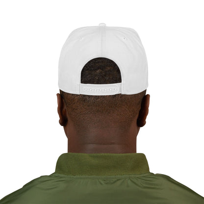 Smiling Ghost Patch Snapback | Embroidered Baseball Cap