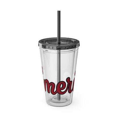 American Peace Sign tumbler 16oz