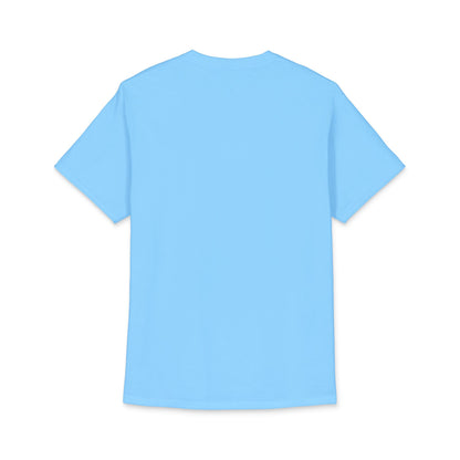 America Abstract Block Letters T-Shirt | Patriotic Red Blue Tee
