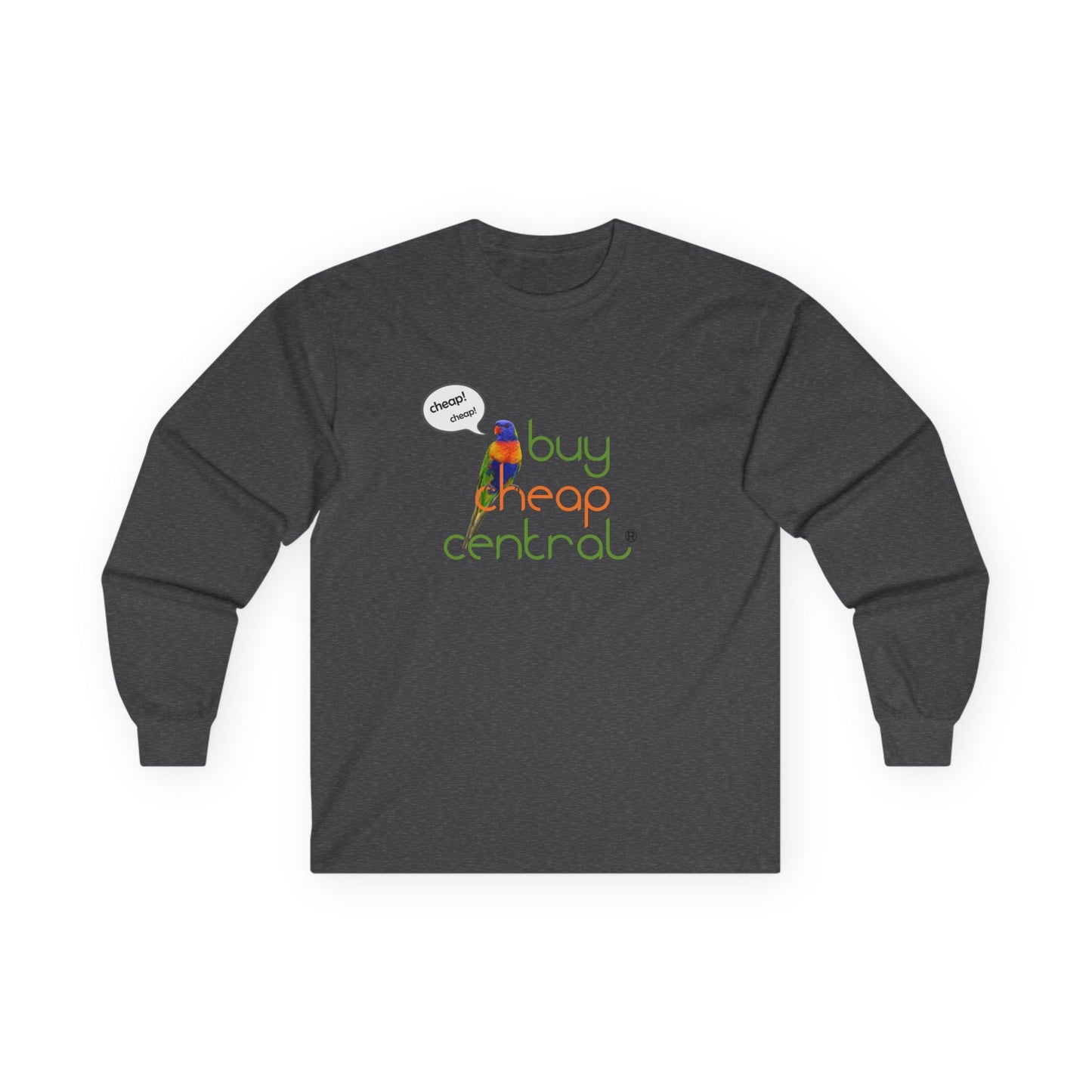 Unisex Long Sleeve Tee - Shop Black, Buy Cheap, Trendy Gift for Shoppers, Sustainable Fashion, Everyday Wear, Casual Style