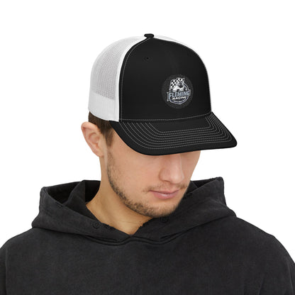 Mountain Logo Snapback Trucker Cap | Outdoor Adventure, Vintage Patch