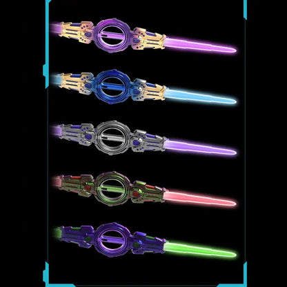 Toy Double Ended Retractable Double Edged Lightsaber