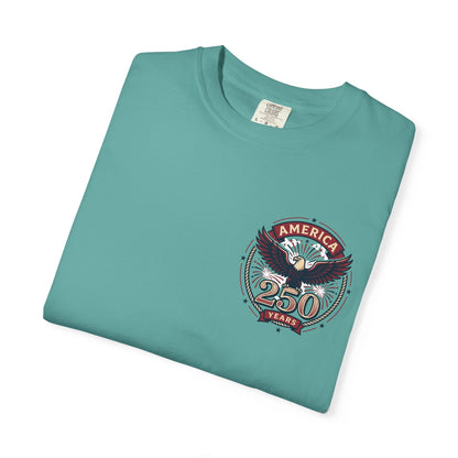 T-Shirt — 250 Years Celebrating Independence Fireworks Design