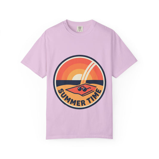 Summer Time Retro Sunset T-Shirt – Vintage Beach Vibes Tee