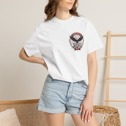 T-Shirt — 250 Years Celebrating Independence Fireworks Design