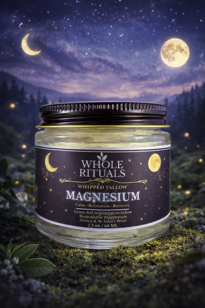 Whipped Magnesium Tallow Balm – Relaxing Skin & Body Moisturizer