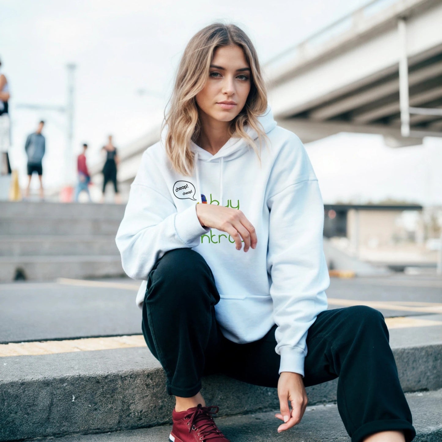 Classic Unisex Pullover Hoodie | Gildan® 18500 White