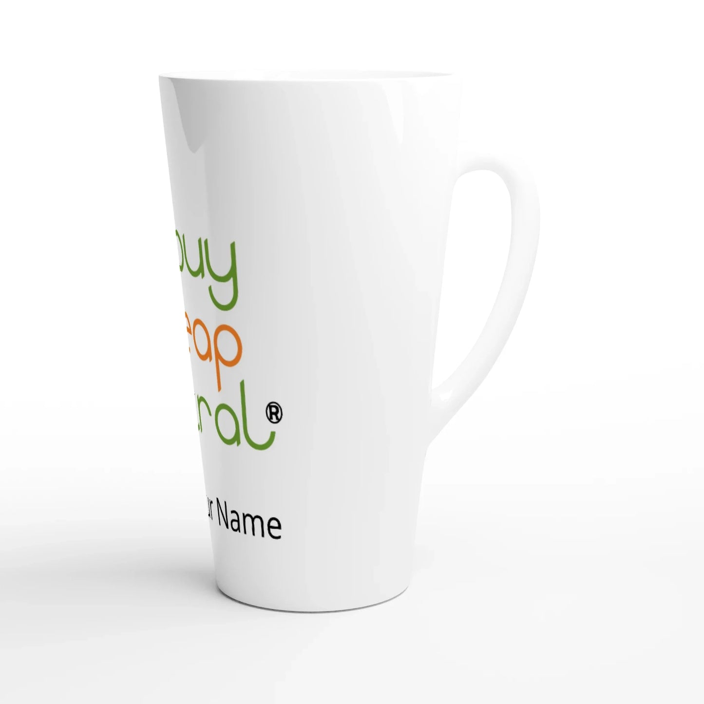 White Latte 17oz Ceramic Mug