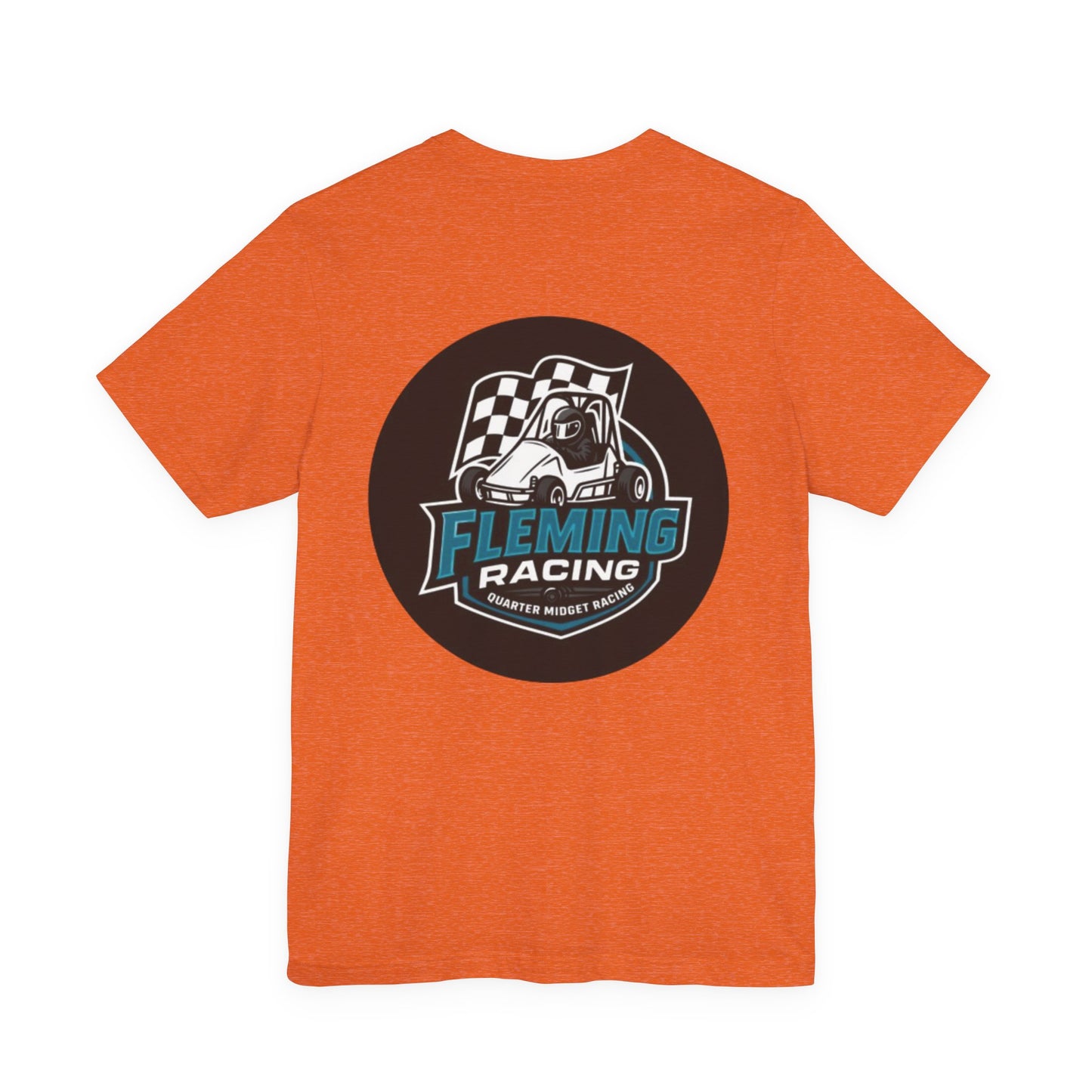 Fleming Racing Logo Tee | Racing Car Emblem T-Shirt